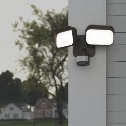 Coupon 🌟 Patriot Lighting® Dualux Bronze LED Dual Head Motion Sensor Outdoor Security Flood Light 🛒 -Patriot Lighting Sales 356 9428 Alt8