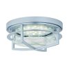 Budget 🌟 Patriot Lighting® Uptown Painted Satin Nickel LED Outdoor Flush Mount Ceiling Light ⭐ -Patriot Lighting Sales 356 9935 P
