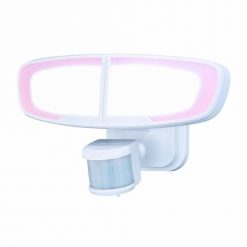 Budget 🔔 Patriot Lighting® Dualux White Integrated LED Dual Head Motion Sensor Security Flood Light 😀