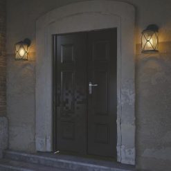 Discount 💯 Patriot Lighting® Elegant Home Bodhi Black & Replica Wood Outdoor Wall Light 🔥 -Patriot Lighting Sales 3561113 Alt3