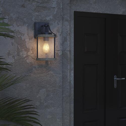Cheap 💯 Patriot Lighting® Elegant Home Brooklyn Natural Iron & Distressed Faux Wood Outdoor Wall Light 🎁 6 Cheap 💯 Patriot Lighting® Elegant Home Brooklyn Natural Iron & Distressed Faux Wood Outdoor Wall Light 🎁 - Image 4