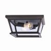 Coupon 🎁 Patriot Lighting® Holliday Oil-Rubbed Bronze 2-Light Outdoor Flush Mount Ceiling Light 😉 -Patriot Lighting Sales 3561127 P