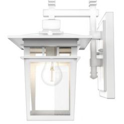 Flash Sale 👏 Patriot Lighting® Michee White Outdoor Wall Light 💯 -Patriot Lighting Sales 3561153 Michee Outdoor Light Side