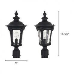 New 🥰 Patriot Lighting® Tomek Black Outdoor Post Light 💯 16 New 🥰 Patriot Lighting® Tomek Black Outdoor Post Light 💯 -Patriot Lighting Sales 3561181 Alt6