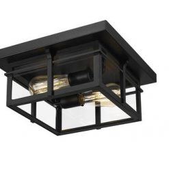 Coupon 🌟 Patriot Lighting® Ward Matte Black Flush Mount Outdoor Ceiling Light 😍 -Patriot Lighting Sales 3561189 P ALT6