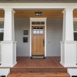 Coupon 🌟 Patriot Lighting® Ward Matte Black Flush Mount Outdoor Ceiling Light 😍 -Patriot Lighting Sales 3561189 P ALT9