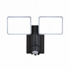 Cheap 🌟 Patriot Lighting® Black LED Dual Head Plug-in Motion Sensor Outdoor Security Flood Light 💯 -Patriot Lighting Sales 3562471 Alt1new