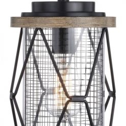 Wholesale 😉 Patriot Lighting® Elegant Home Bodhi Black & Replica Wood Outdoor Pendant Light ✨ 9 Wholesale 😉 Patriot Lighting® Elegant Home Bodhi Black & Replica Wood Outdoor Pendant Light ✨ -Patriot Lighting Sales 3563823 Alt2