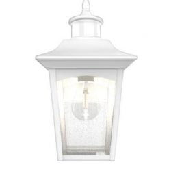 New 🤩 Patriot Lighting® Dualux Eloise II White Motion Sensor Outdoor Security Wall Light 🎉 24 New 🤩 Patriot Lighting® Dualux Eloise II White Motion Sensor Outdoor Security Wall Light 🎉 -Patriot Lighting Sales 3563840 Eloise ll Outdoor Light Front