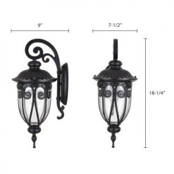 Coupon ❤️ Patriot Lighting Elegant Home Patriot Lighting® Elegant Home Cheleste Textured Mahogany Outdoor Wall Light 🔔 -Patriot Lighting Sales 3564026 Alt3