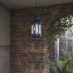 Hot Sale 🛒 Patriot Lighting® Sterling 14-1/4" Forged Bronze Outdoor Pendant Light 🥰 -Patriot Lighting Sales 3564825 Alt12
