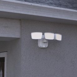 Best reviews of 🌟 Patriot Lighting® Dualux White LED Triple Head Dusk-to-Dawn Outdoor Security Flood Light ✨ -Patriot Lighting Sales 3569424 Alt8