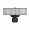 Cheap ⭐ Patriot Lighting® Dualux Bronze LED Dual Head Motion Sensor Outdoor Security Flood Light ⌛ -Patriot Lighting Sales 3569430 Master