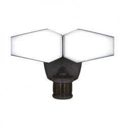 Brand new 🌟 Patriot Lighting® Dualux Bronze LED Dual Head Motion Sensor Link Outdoor Security Flood Light 🤩 -Patriot Lighting Sales 3569449 Alt1