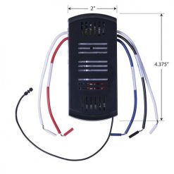 Hot Sale 🎉 Patriot Lighting® Universal 3-Speed Remote Control 😀 -Patriot Lighting Sales 3635811 Transmitter With Measurements