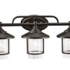 Outlet 💯 Patriot Lighting® Elegant Home Miner Bronze 3-Light Vanity Light 🔥 -Patriot Lighting Sales 37406