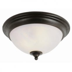 Flash Sale 🧨 Patriot Lighting® Arabella Oil-Rubbed Bronze 2-Light Flush Mount Ceiling Light ✔️