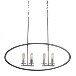 Best reviews of 😉 Patriot Lighting Elegant Home Patriot Lighting® Elegant Home Della Black And Brushed Nickel 8 Light Island Light 👍