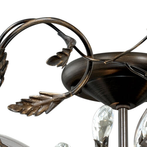 New ✔️ Patriot Lighting® Jardin Bronze Semi-Flush Mount Ceiling Light 😉 4 New ✔️ Patriot Lighting® Jardin Bronze Semi-Flush Mount Ceiling Light 😉 - Image 2