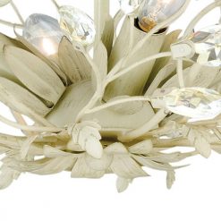 Cheap 😉 Patriot Lighting® Jardin French Cream Semi-Flush Mount Ceiling Light 🌟 -Patriot Lighting Sales C0024 3