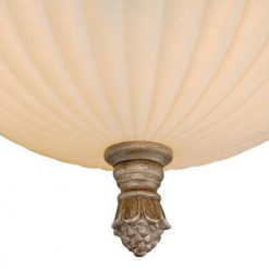 Brand new 🛒 Patriot Lighting® Avenant French Bronze 3 Light Flush Mount Ceiling Light ⌛ -Patriot Lighting Sales C0081 2