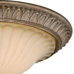 Brand new 🛒 Patriot Lighting® Avenant French Bronze 3 Light Flush Mount Ceiling Light ⌛ -Patriot Lighting Sales C0081 3