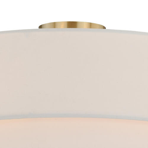 Discount 🎉 Patriot Lighting® Burnaby Matte Brass 4 Light Semi-Flush Mount Ceiling Light 🎉 4 Discount 🎉 Patriot Lighting® Burnaby Matte Brass 4 Light Semi-Flush Mount Ceiling Light 🎉 - Image 2