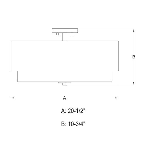 Discount 🎉 Patriot Lighting® Burnaby Matte Brass 4 Light Semi-Flush Mount Ceiling Light 🎉 7 Discount 🎉 Patriot Lighting® Burnaby Matte Brass 4 Light Semi-Flush Mount Ceiling Light 🎉 - Image 5