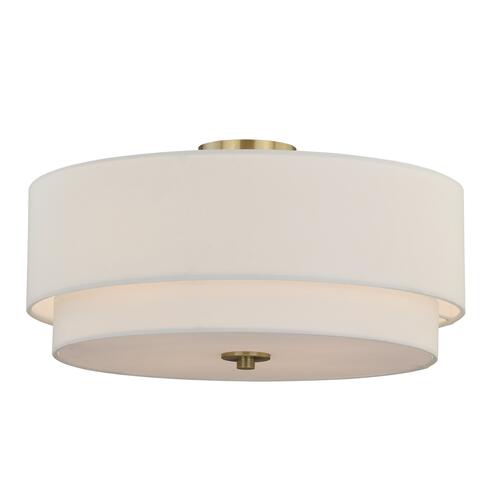 Discount 🎉 Patriot Lighting® Burnaby Matte Brass 4 Light Semi-Flush Mount Ceiling Light 🎉 3 Discount 🎉 Patriot Lighting® Burnaby Matte Brass 4 Light Semi-Flush Mount Ceiling Light 🎉