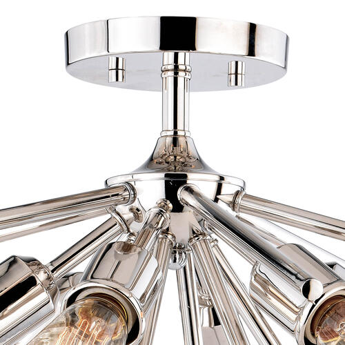 Top 10 🧨 Patriot Lighting® Estelle Polished Nickel 6 Light Semi-Flush Mount Ceiling Light 👍 4 Top 10 🧨 Patriot Lighting® Estelle Polished Nickel 6 Light Semi-Flush Mount Ceiling Light 👍 - Image 2