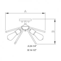 Top 10 🧨 Patriot Lighting® Estelle Polished Nickel 6 Light Semi-Flush Mount Ceiling Light 👍 19 Top 10 🧨 Patriot Lighting® Estelle Polished Nickel 6 Light Semi-Flush Mount Ceiling Light 👍 -Patriot Lighting Sales C0161 DWG