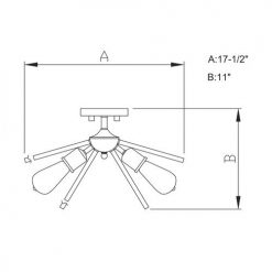 Buy 😀 Patriot Lighting® Estelle Nautral Brass 3 Light Semi-Flush Mount Ceiling Light 🛒 11 Buy 😀 Patriot Lighting® Estelle Nautral Brass 3 Light Semi-Flush Mount Ceiling Light 🛒 -Patriot Lighting Sales C0164 DWG