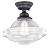 Top 10 😉 Patriot Lighting® Huntley Oil Rubbed Bronze Semi-Flush Mount Ceiling Light ✨ -Patriot Lighting Sales C0177