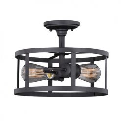 Best Pirce 🥰 Patriot Lighting® Akron Oil Rubbed Bronze Semi-Flush Mount Ceiling Light 🤩 -Patriot Lighting Sales C0186 1