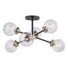 Deals ❤️ Patriot Lighting® Orbit Oil Rubbed Bronze Semi-Flush Mount Ceiling Light 🧨 -Patriot Lighting Sales C0193