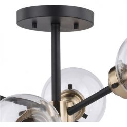 Deals ❤️ Patriot Lighting® Orbit Oil Rubbed Bronze Semi-Flush Mount Ceiling Light 🧨 -Patriot Lighting Sales C0193 2