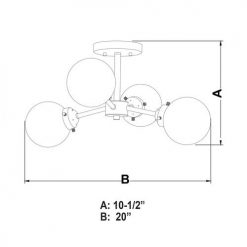 Discount 👏 Patriot Lighting® Orbit Oil Rubbed Bronze 4 Light Semi-Flush Mount Ceiling Light 🛒 9 Discount 👏 Patriot Lighting® Orbit Oil Rubbed Bronze 4 Light Semi-Flush Mount Ceiling Light 🛒 -Patriot Lighting Sales C0194 DWG