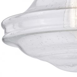 Best Sale ⭐ Patriot Lighting® Huntley Satin Nickel Semi-Flush Mount Ceiling Light 🔥 -Patriot Lighting Sales C0197 3