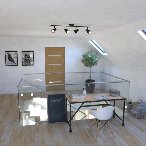 Budget 😀 Patriot Lighting® Fairhaven Textured Black Flush Mount Ceiling Light 🧨 7 Budget 😀 Patriot Lighting® Fairhaven Textured Black Flush Mount Ceiling Light 🧨 - Image 5