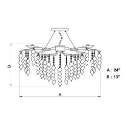 Coupon 😀 Patriot Lighting® Rainier Satin Nickel 4 Light Semi-Flush Mount Ceiling Light 💯 -Patriot Lighting Sales C0222 DWG