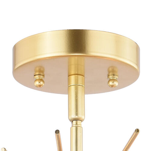 Discount 🤩 Patriot Lighting® Nikko Gold Semi-Flush Mount Ceiling Light 😀 4 Discount 🤩 Patriot Lighting® Nikko Gold Semi-Flush Mount Ceiling Light 😀 - Image 2