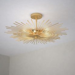 Discount 🤩 Patriot Lighting® Nikko Gold Semi-Flush Mount Ceiling Light 😀 12 Discount 🤩 Patriot Lighting® Nikko Gold Semi-Flush Mount Ceiling Light 😀 -Patriot Lighting Sales C0228 L2