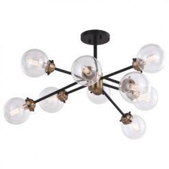 Top 10 🔔 Patriot Lighting® Orbit Oil Rubbed Bronze 9 Light Semi-Flush Mount Ceiling Light ✨