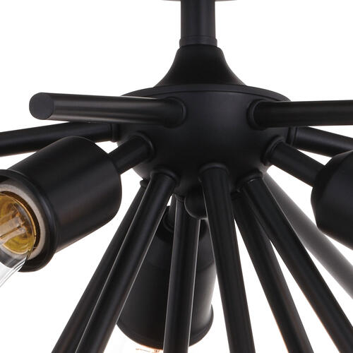 Discount ⭐ Patriot Lighting® Estelle Matte Black 3 Light Semi-Flush Mount Ceiling Light 🔔 5 Discount ⭐ Patriot Lighting® Estelle Matte Black 3 Light Semi-Flush Mount Ceiling Light 🔔 - Image 3
