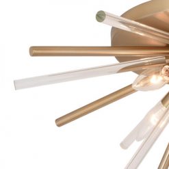 Outlet 👏 Patriot Lighting® Aria Natural Brass Flush Mount Ceiling Light 🎉 9 Outlet 👏 Patriot Lighting® Aria Natural Brass Flush Mount Ceiling Light 🎉 -Patriot Lighting Sales C0250 1