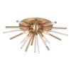 Outlet 👏 Patriot Lighting® Aria Natural Brass Flush Mount Ceiling Light 🎉 1 Outlet 👏 Patriot Lighting® Aria Natural Brass Flush Mount Ceiling Light 🎉 -Patriot Lighting Sales C0250