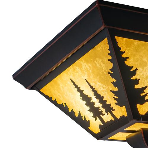 Outlet 👏 Patriot Lighting® Yosemite Burnished Bronze Flush Mount Ceiling Light 😀 5 Outlet 👏 Patriot Lighting® Yosemite Burnished Bronze Flush Mount Ceiling Light 😀 - Image 3