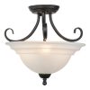 Brand new 🧨 Patriot Lighting® Babylon Oil Burnished Bronze Semi-Flush Mount Ceiling Light 😉 -Patriot Lighting Sales CF65353OBB