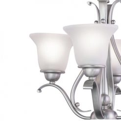 Coupon 🌟 Patriot Lighting® Monrovia Brushed Nickel 4 Light Chandelier 🧨 -Patriot Lighting Sales CH35404BN 2