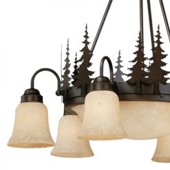Budget 🛒 Patriot Lighting® Yosemite Burnised Bronze 9 Light Chandelier 🎁 -Patriot Lighting Sales CH55506BBZ 1